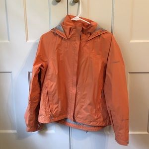Women’s Columbia orange rain jacket 🧥